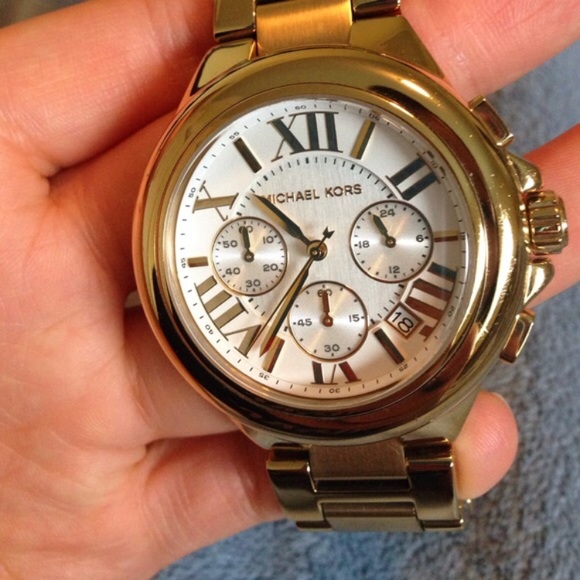 Michael Kors Camille Gold Watch - Picture 2 of 4